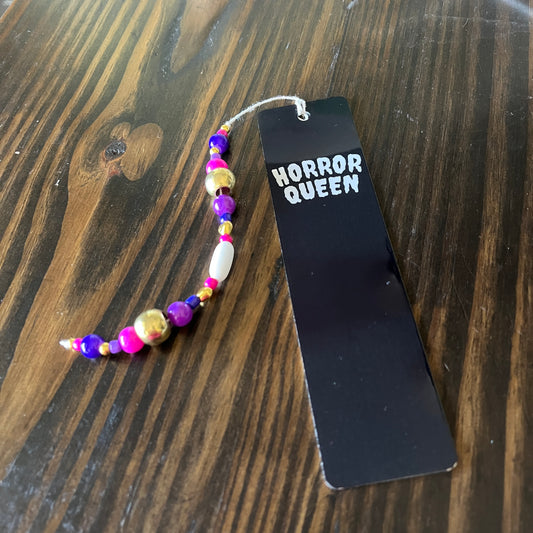 Horror Queen Metal Bookmark