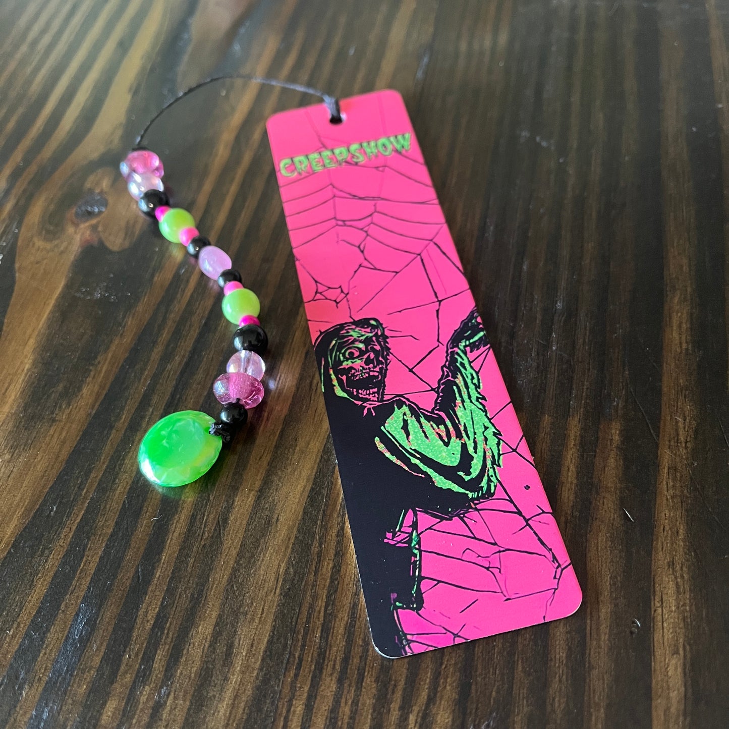 Creepshow Pink Metal Bookmark