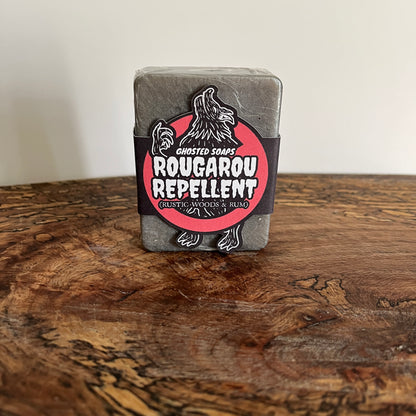 Rou-Ga-Rou Repellent (Rustic Woods and Rum) Hand-poured Soap | Ghosted Soaps