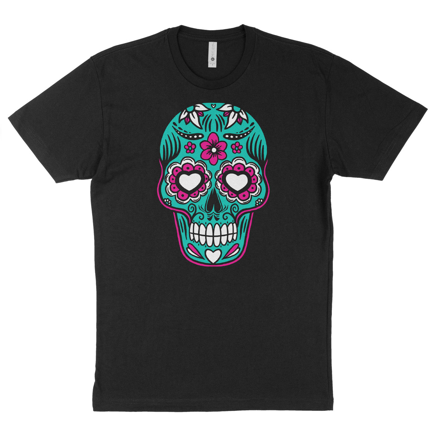 Pink & Teal Sugar Skull