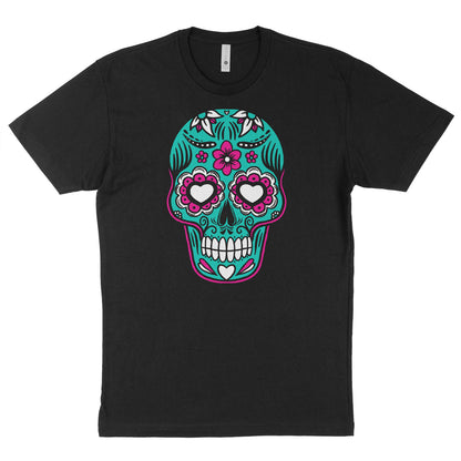 Pink & Teal Sugar Skull