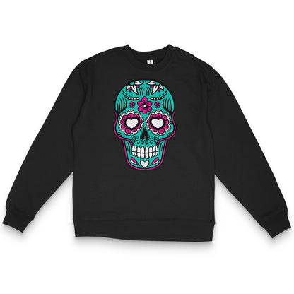 Pink & Teal Sugar Skull