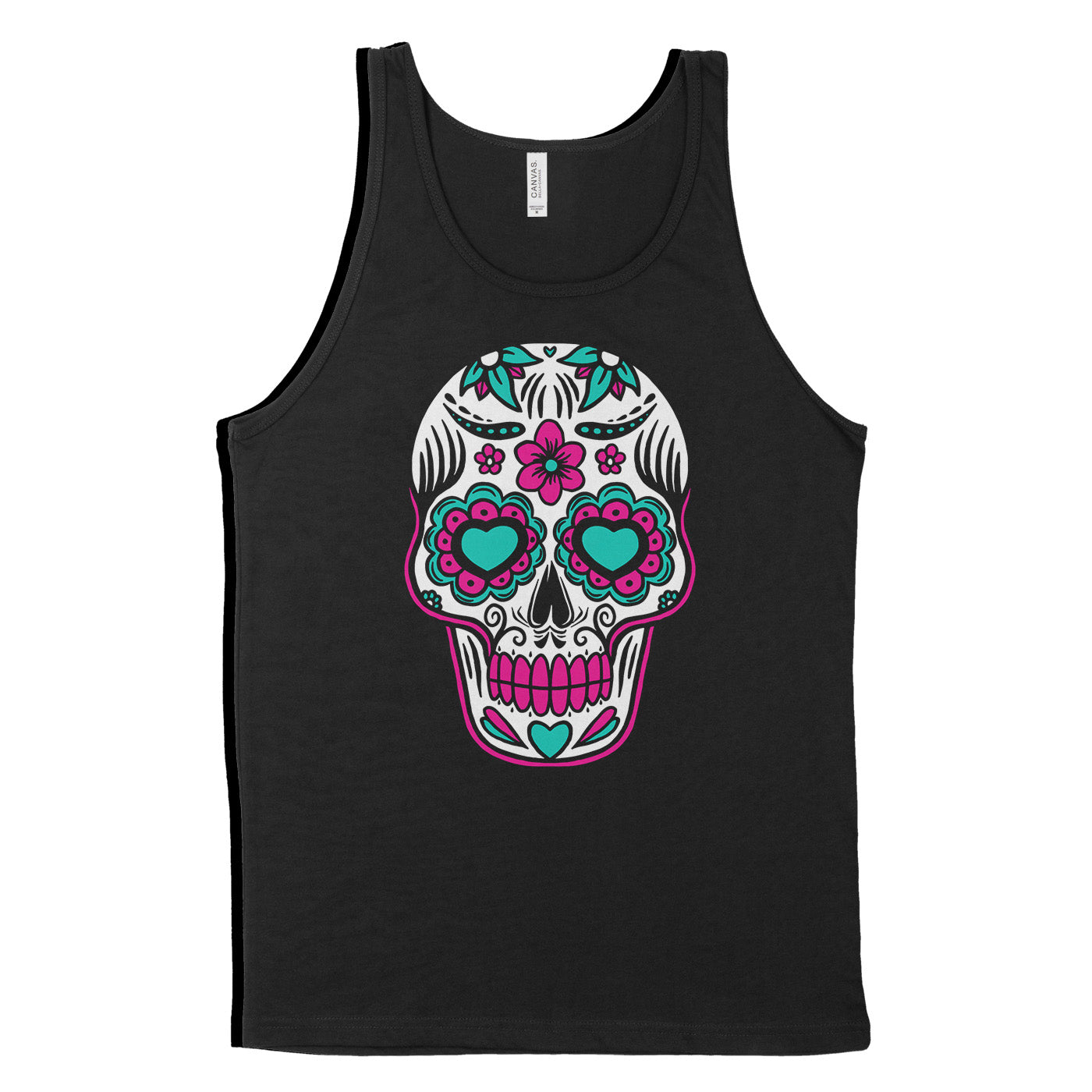 Pink & Teal Sugar Skull