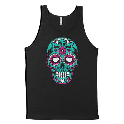 Pink & Teal Sugar Skull