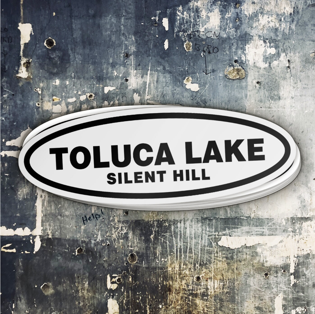 Silent Hill - Toluca Lake Oval Full Color Sticker