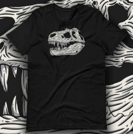 Jurassic Park-Inspired T-Rex Skull