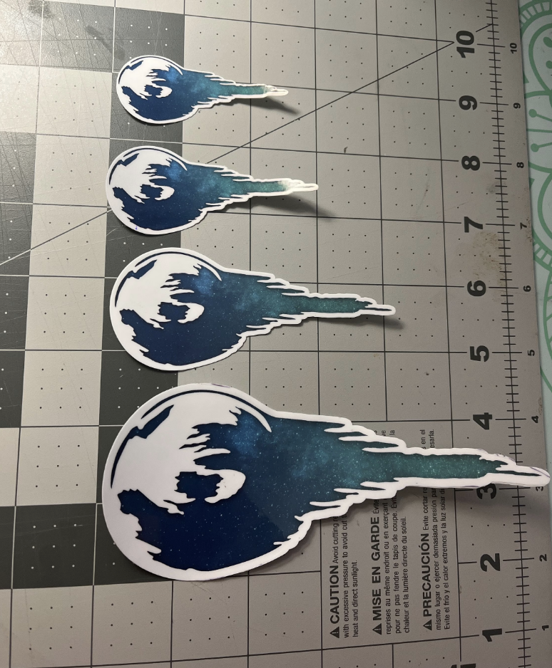 FF7 Meteor Full Color Sticker