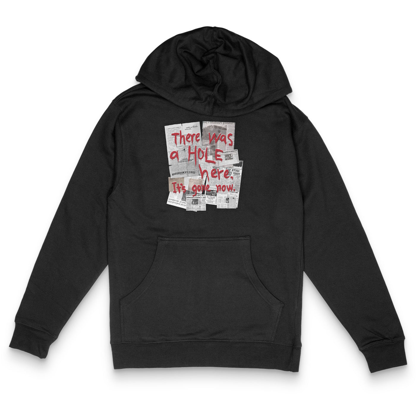 Black Hoodie featuring There Was A Hole from Silent Hill