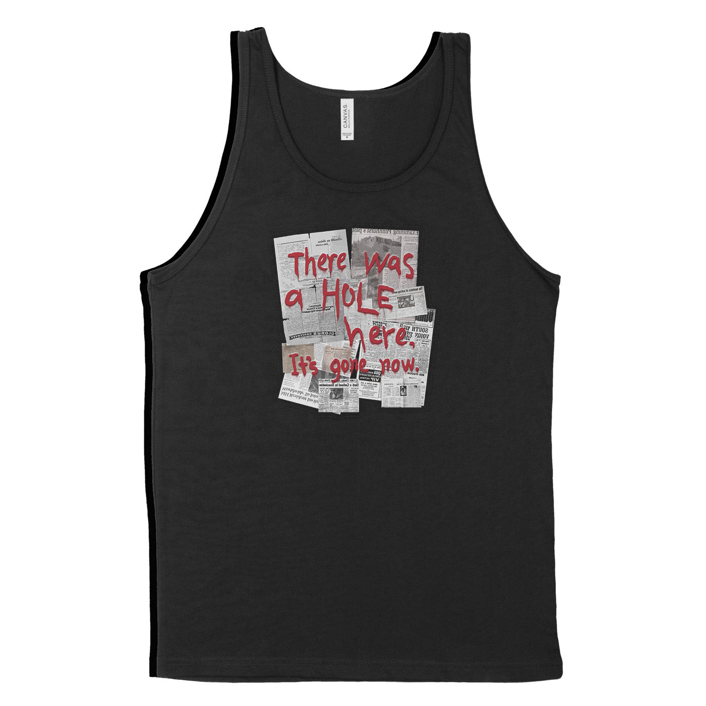 Black Tank Top featuring There Was A Hole from Silent Hill