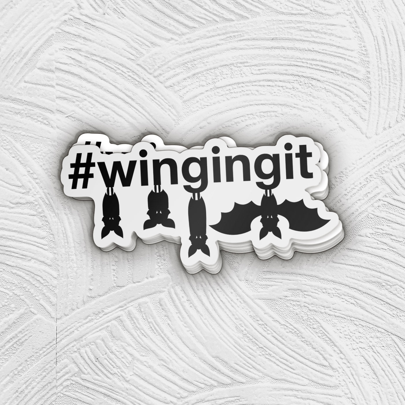 Winging It Sticker