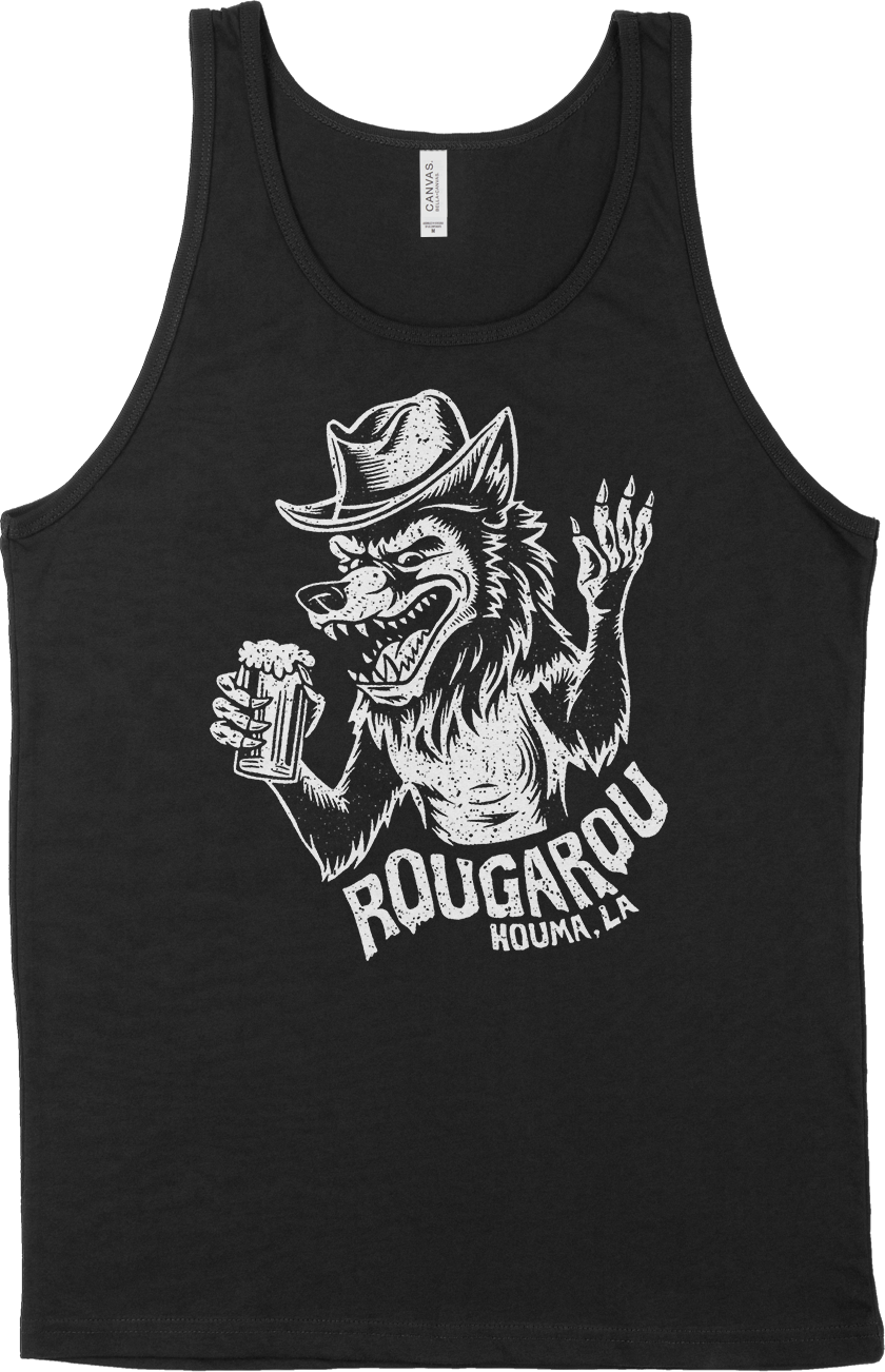 Rougarou Big Bad Wolf Swamp Werewolf Tee