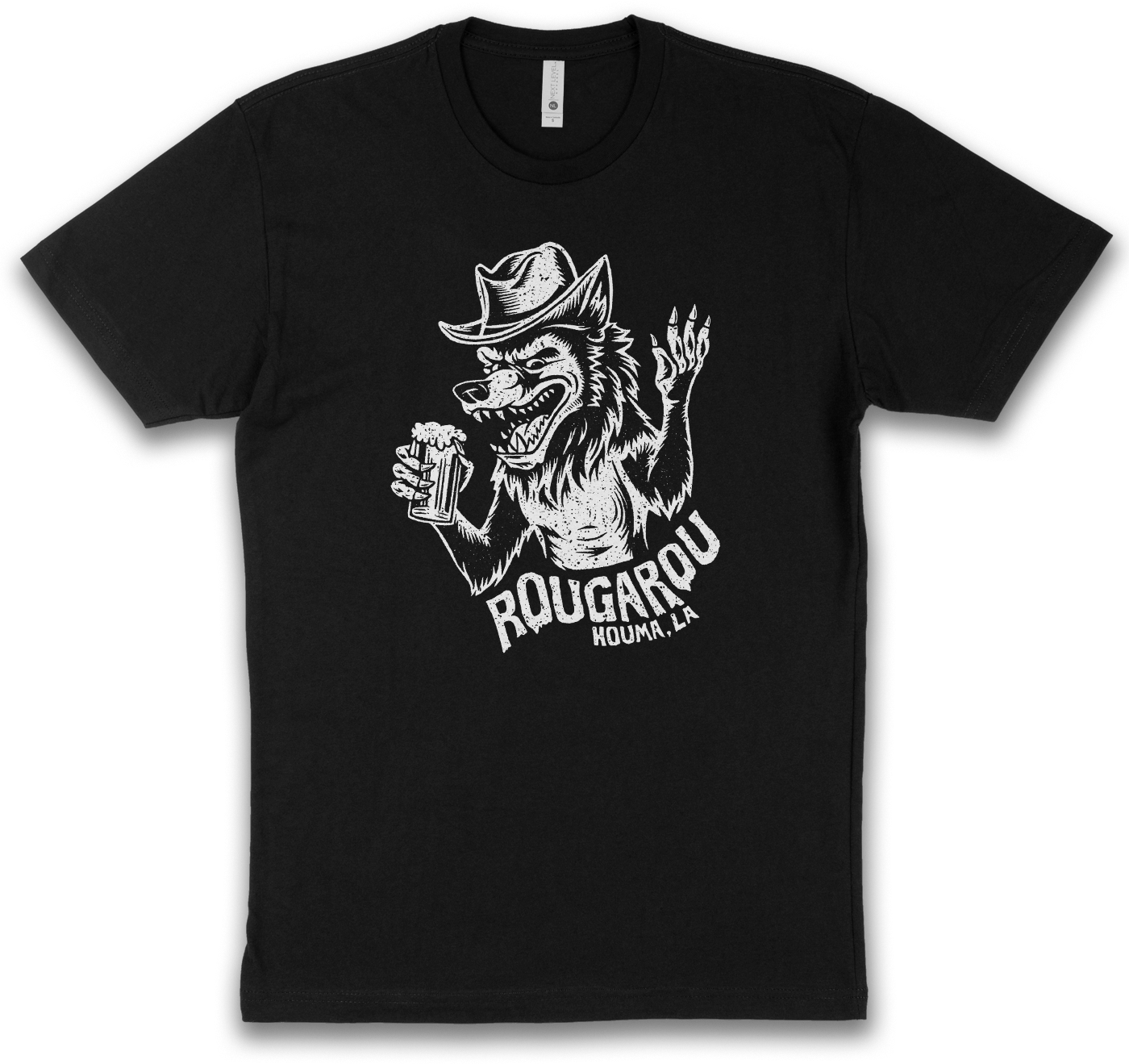 Rougarou Big Bad Wolf Swamp Werewolf Tee