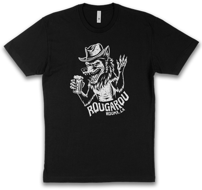 Rougarou Big Bad Wolf Swamp Werewolf Tee