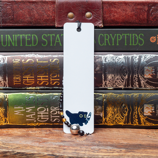 Purrder Kitty Metal Bookmark