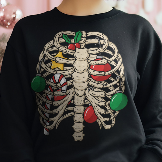 Festive Skeleton Ribcage Christmas