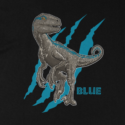 Clever Girl Blue Raptor Dinosaur Shirt