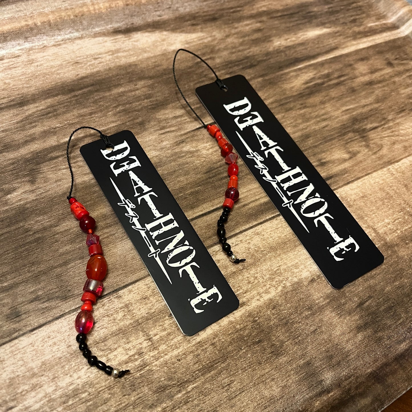 Death Note Metal Bookmark