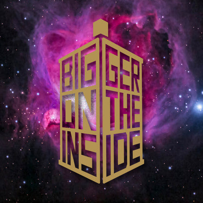 Doctor Who - Bigger on the Inside Vinyl Decal