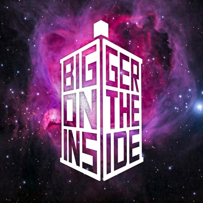 Doctor Who - Bigger on the Inside Vinyl Decal