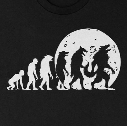 Evolution of the Rougarou Swamp Werewolf Tee