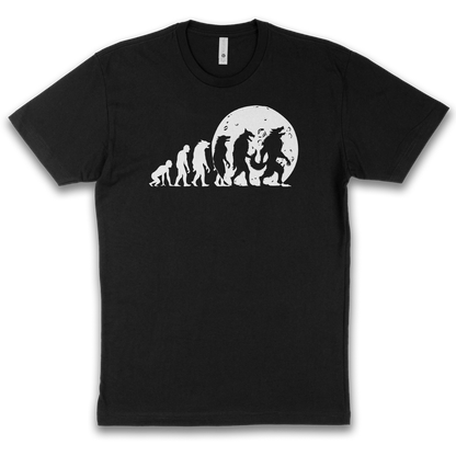 Evolution of the Rougarou Swamp Werewolf Tee