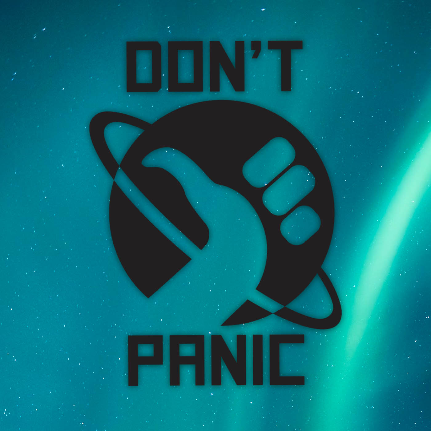 Hitchhiker's Guide - Don't Panic Vinyl Decal