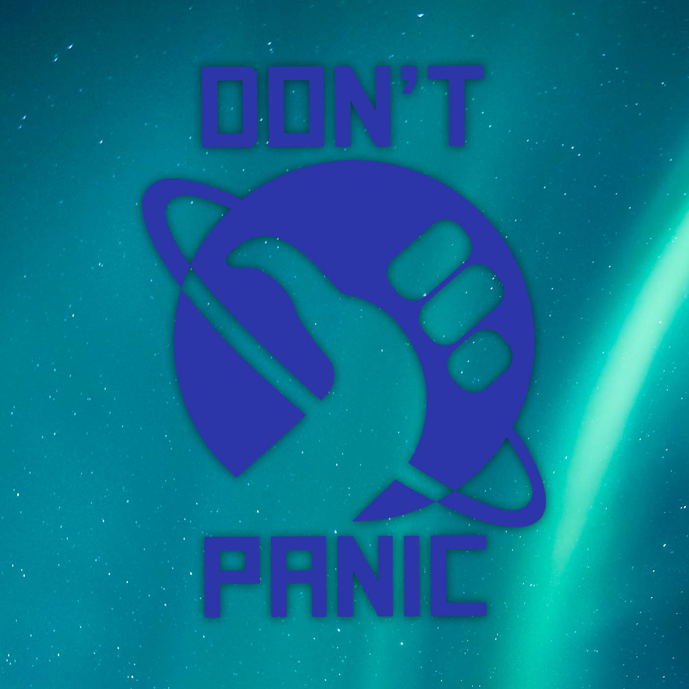 Hitchhiker's Guide - Don't Panic Vinyl Decal