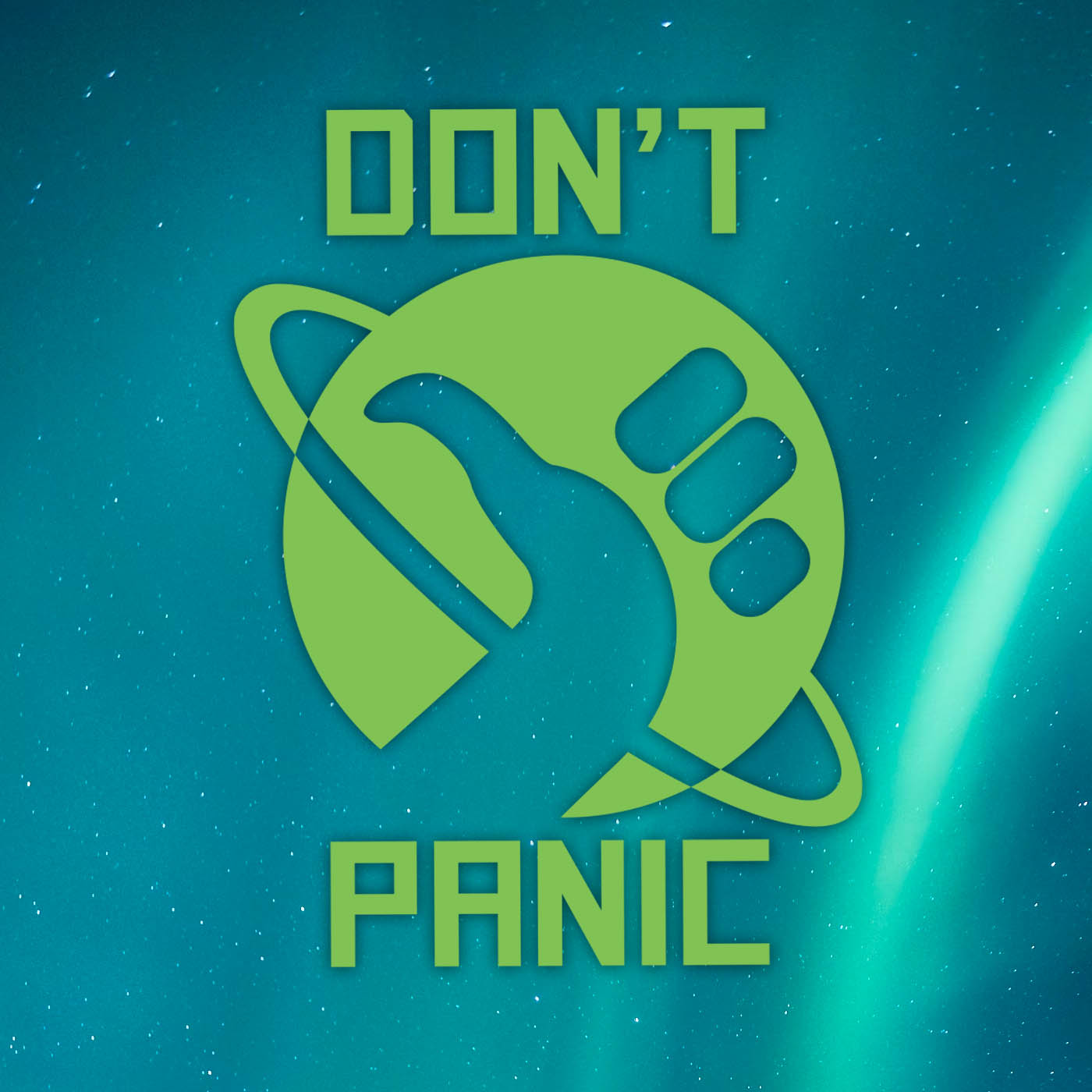 Hitchhiker's Guide - Don't Panic Vinyl Decal