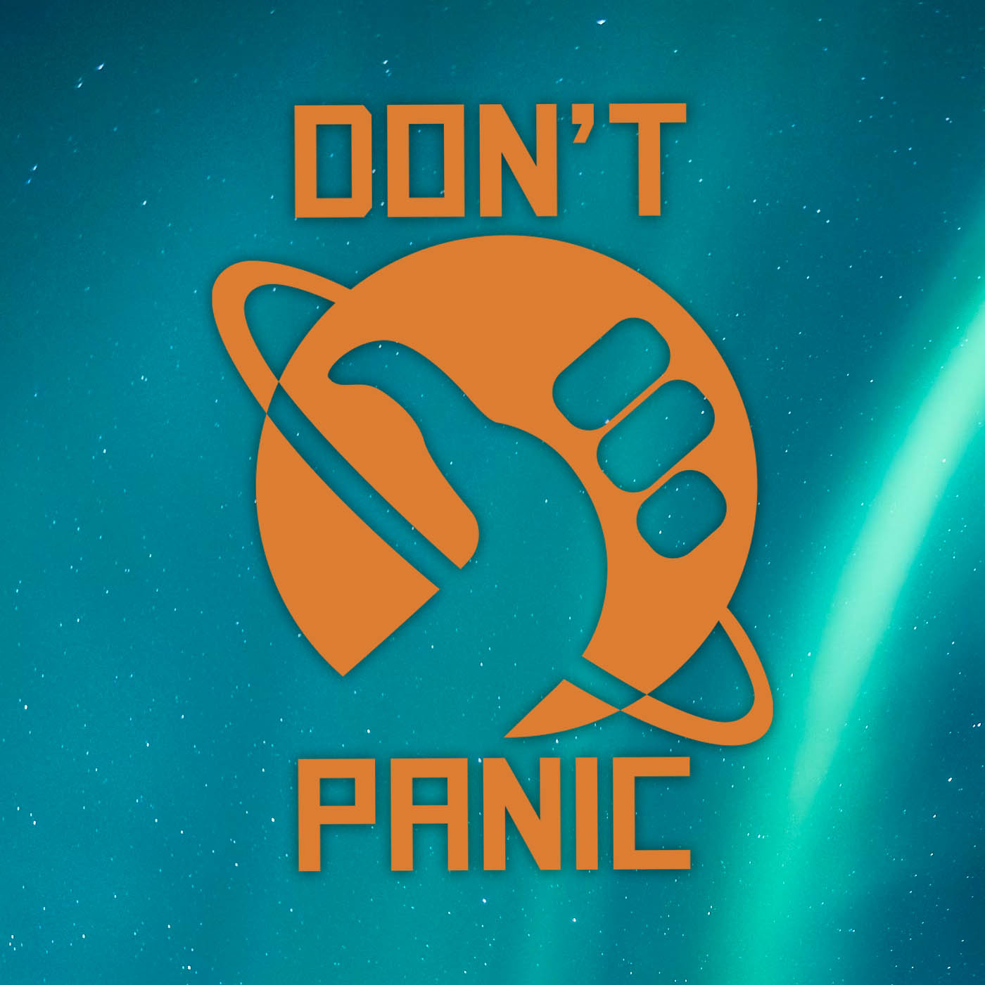 Hitchhiker's Guide - Don't Panic Vinyl Decal