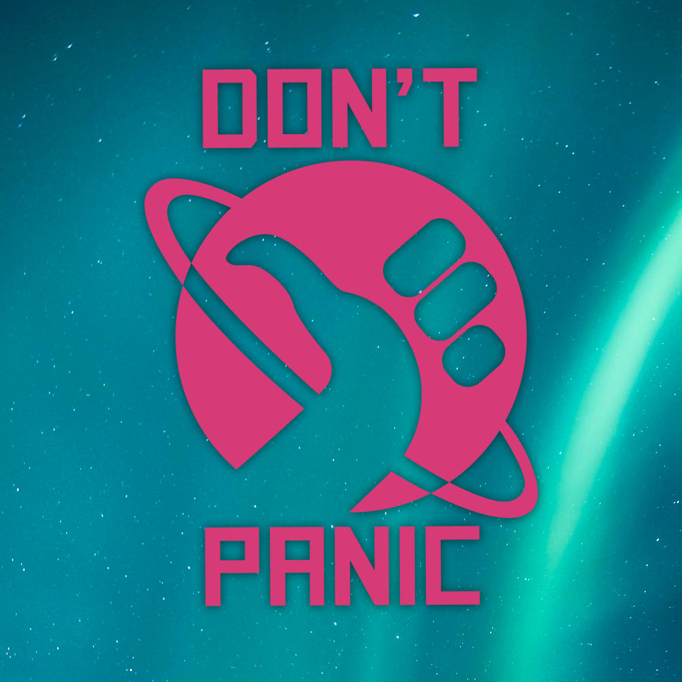 Hitchhiker's Guide - Don't Panic Vinyl Decal