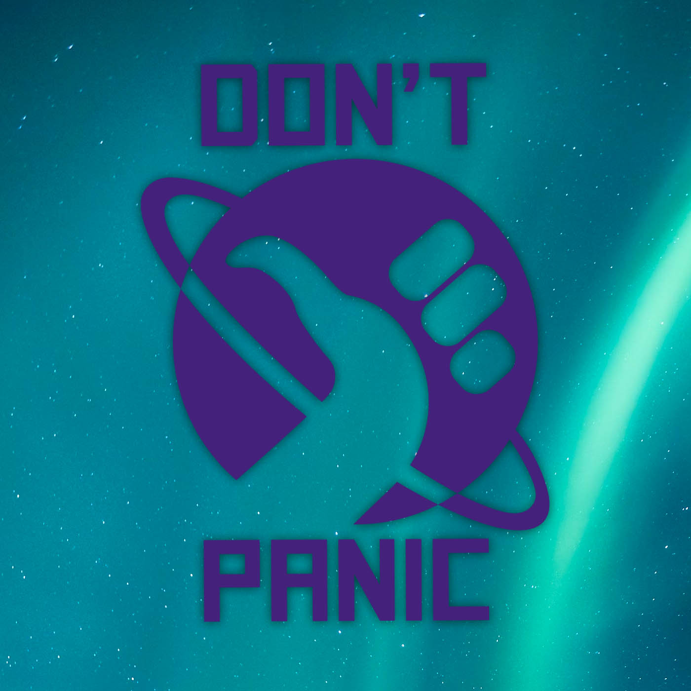 Hitchhiker's Guide - Don't Panic Vinyl Decal