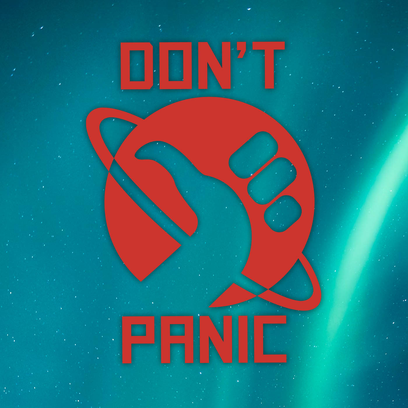 Hitchhiker's Guide - Don't Panic Vinyl Decal