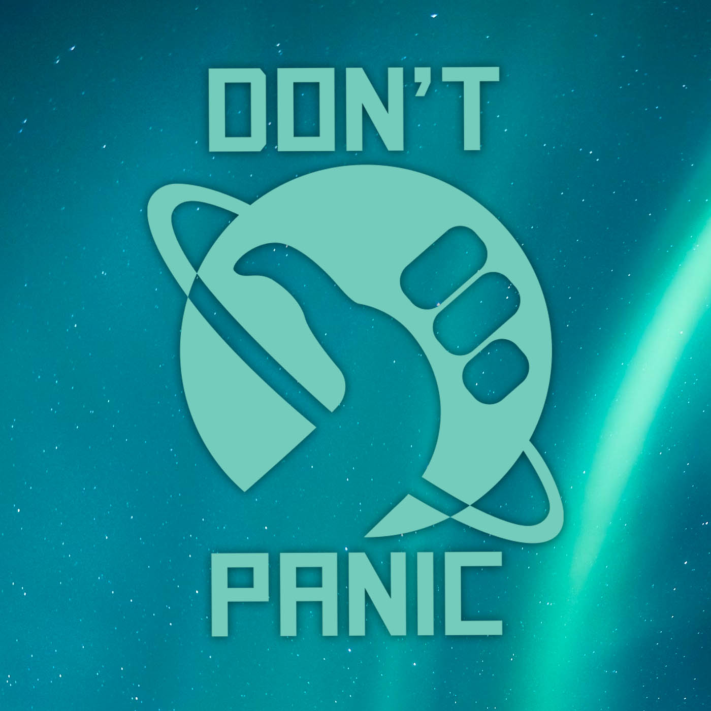 Hitchhiker's Guide - Don't Panic Vinyl Decal