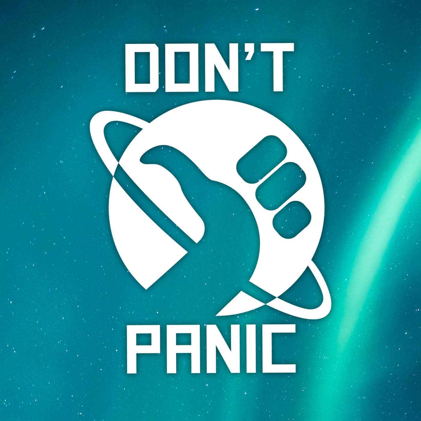 Hitchhiker's Guide - Don't Panic Vinyl Decal