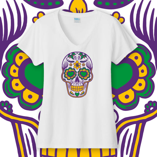 Mardi Gras Sugar Skull...Mardi Gras