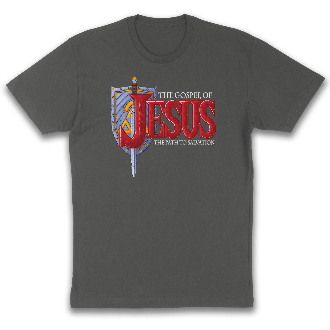 The Gospel of Jesus: The Path to Salvation - Zelda Parody Christian Shirt