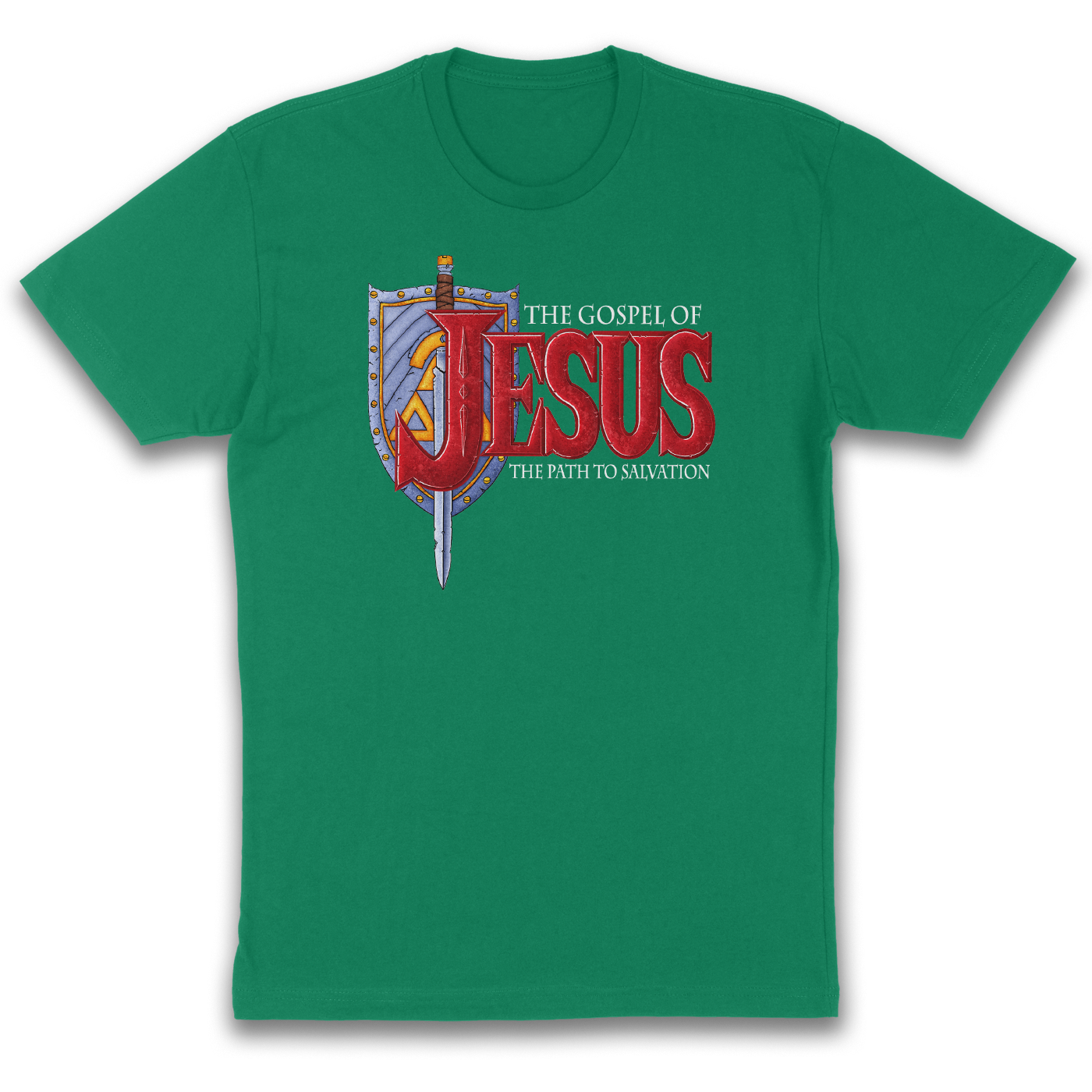 The Gospel of Jesus: The Path to Salvation - Zelda Parody Christian Shirt