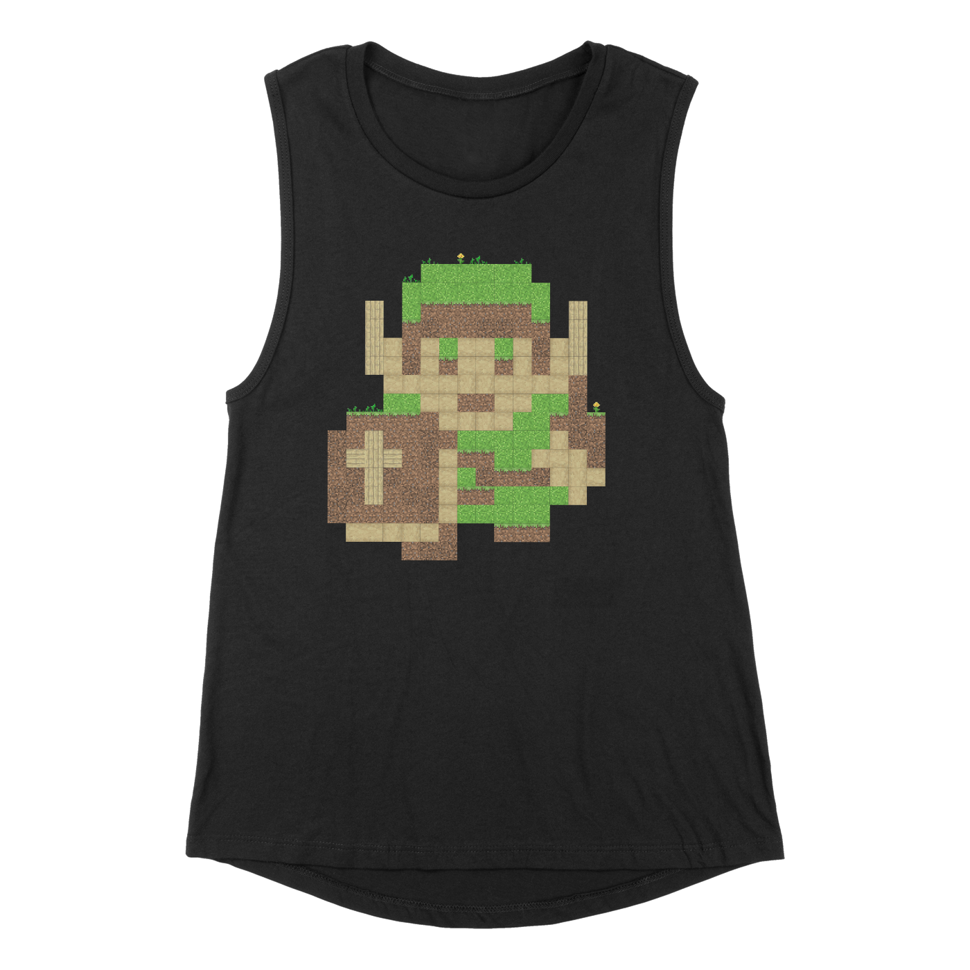 Minecraft 8-bit Link Mashup Shirt