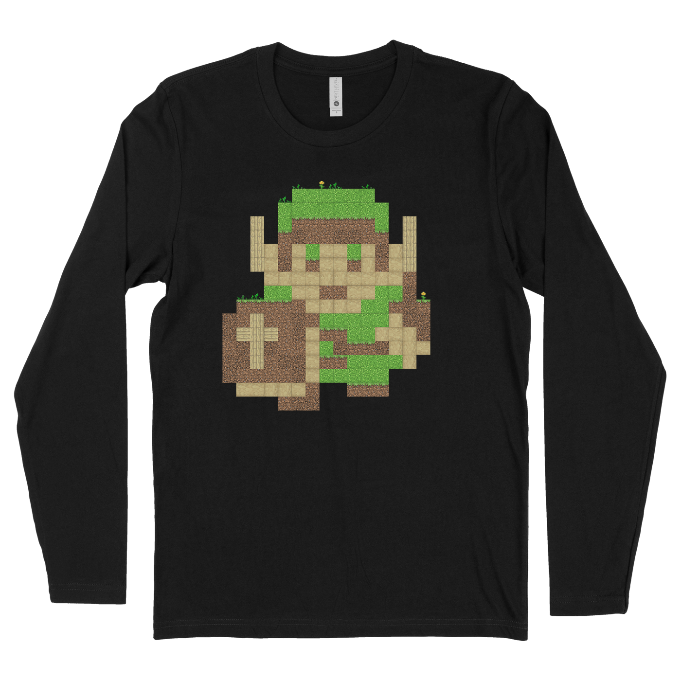 Minecraft 8-bit Link Mashup Shirt