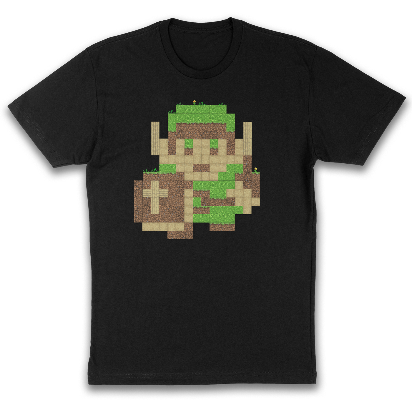 Minecraft 8-bit Link Mashup Shirt