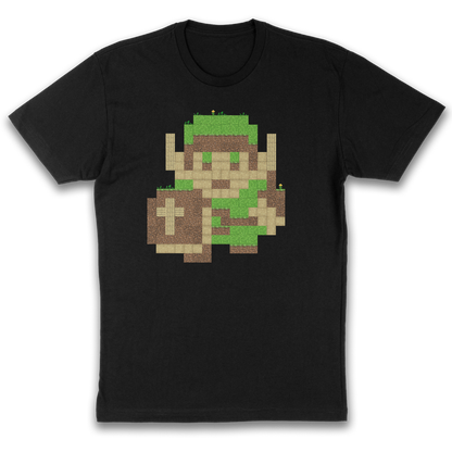 Minecraft 8-bit Link Mashup Shirt