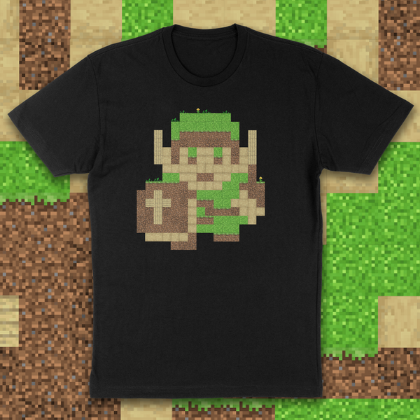 Minecraft 8-bit Link Mashup Shirt