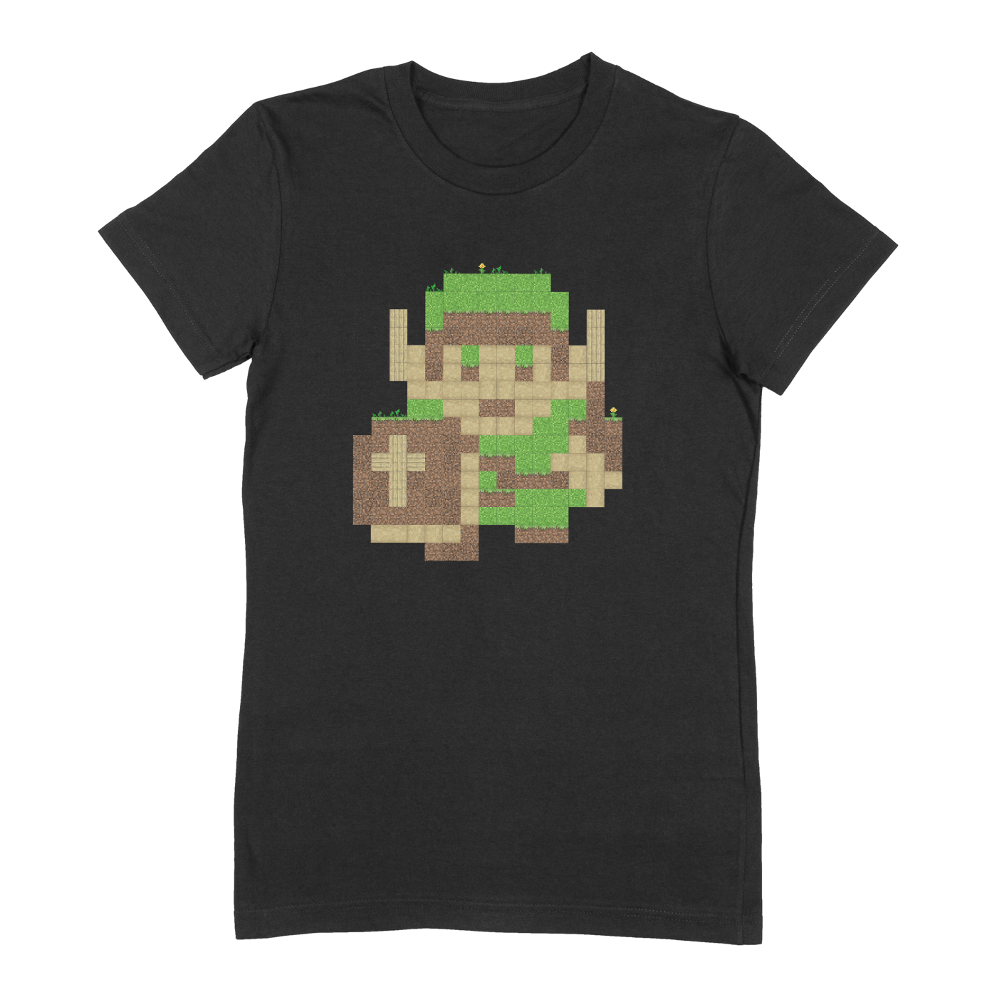 Minecraft 8-bit Link Mashup Shirt