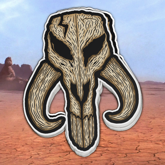 Mythosaur Skull Full Color Sticker
