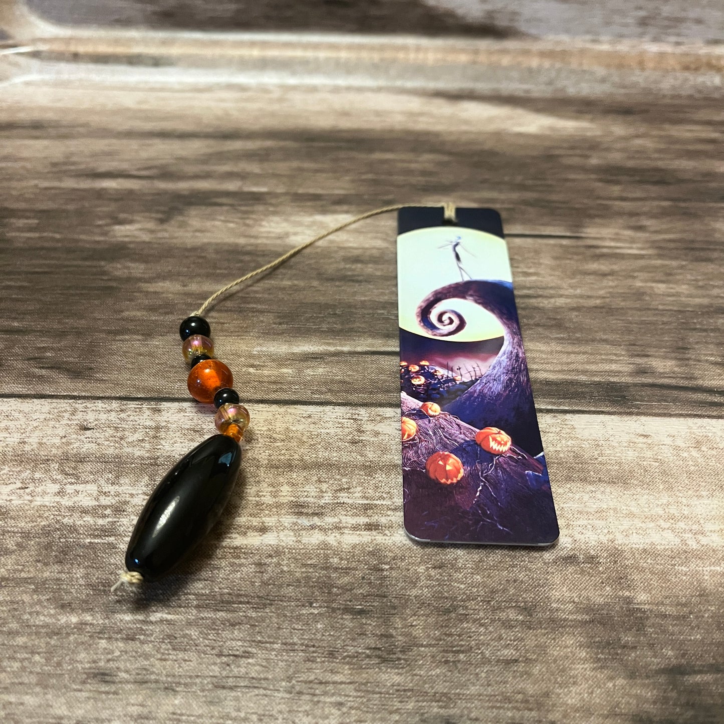 The Nightmare Before Christmas - Spiral Hill Metal Bookmark