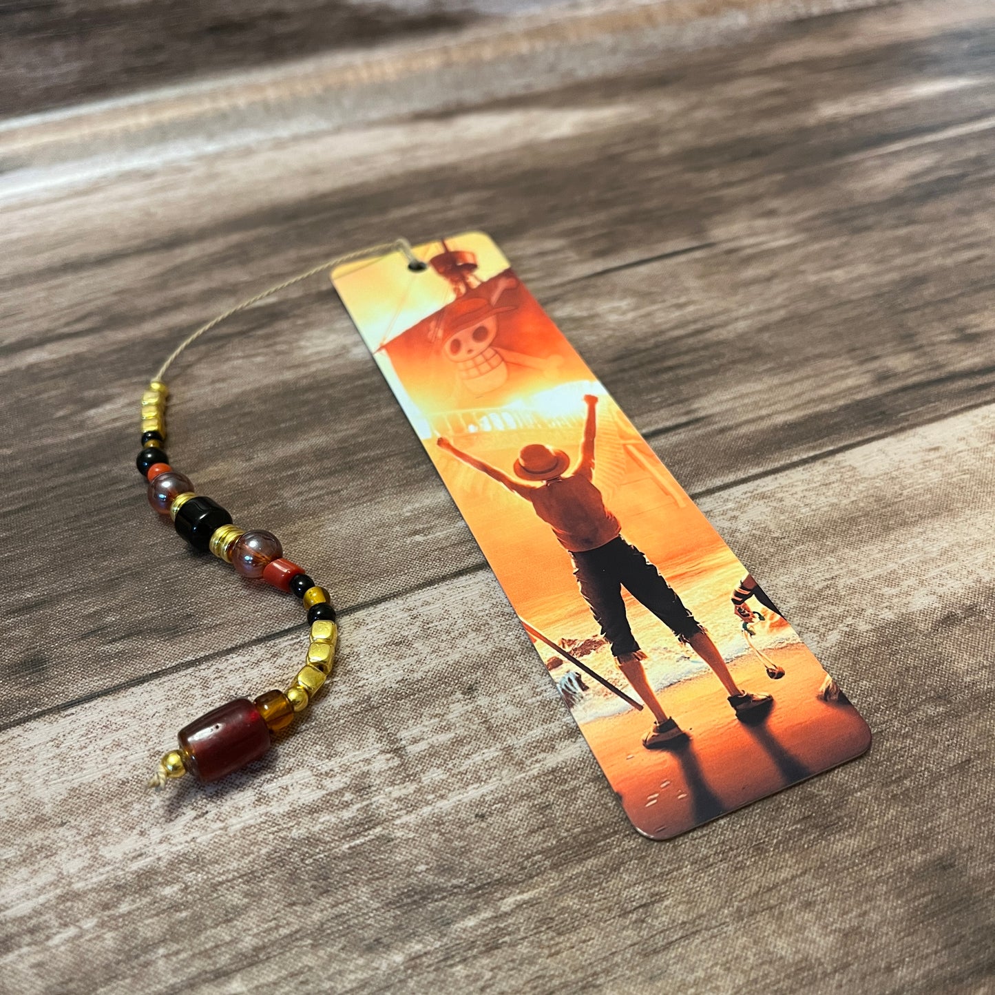 One Piece Metal Bookmark