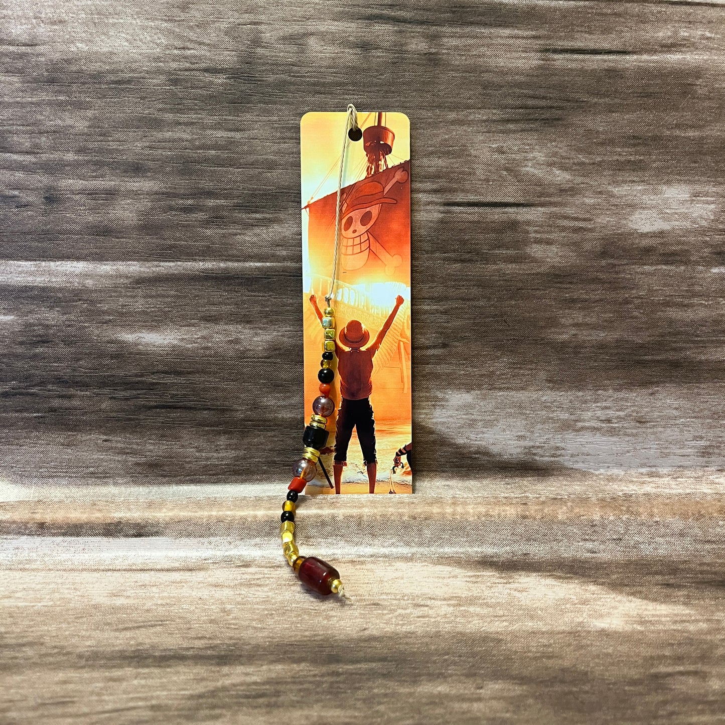 One Piece Metal Bookmark