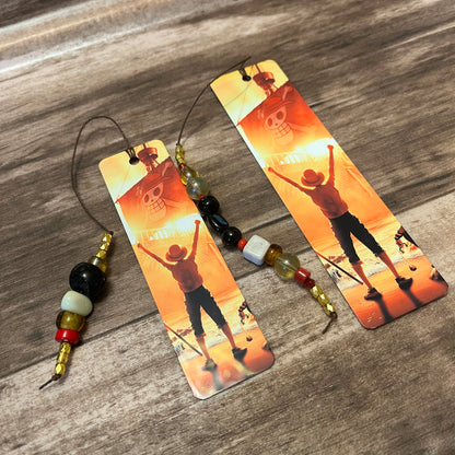 One Piece Metal Bookmark