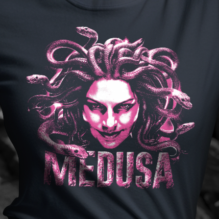 Medusa's Head Gorgon Mythology Tee