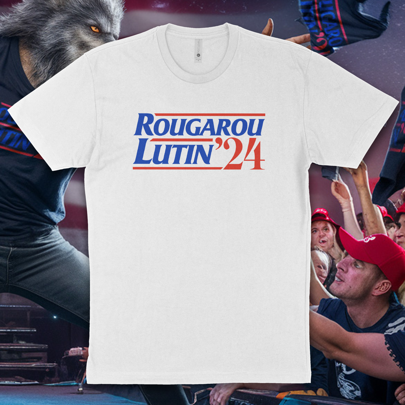 Rougarou for President 2024 Swamp Werewolf Tee